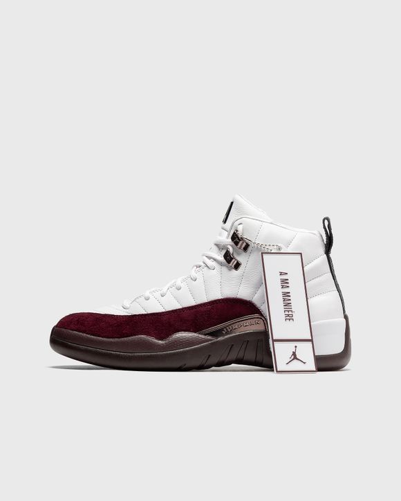 A Ma Maniére x WMNS Air Jordan 12 Retro SP ‘White‘ - WHITE/BLACK-BURGUNDY  CRUSH