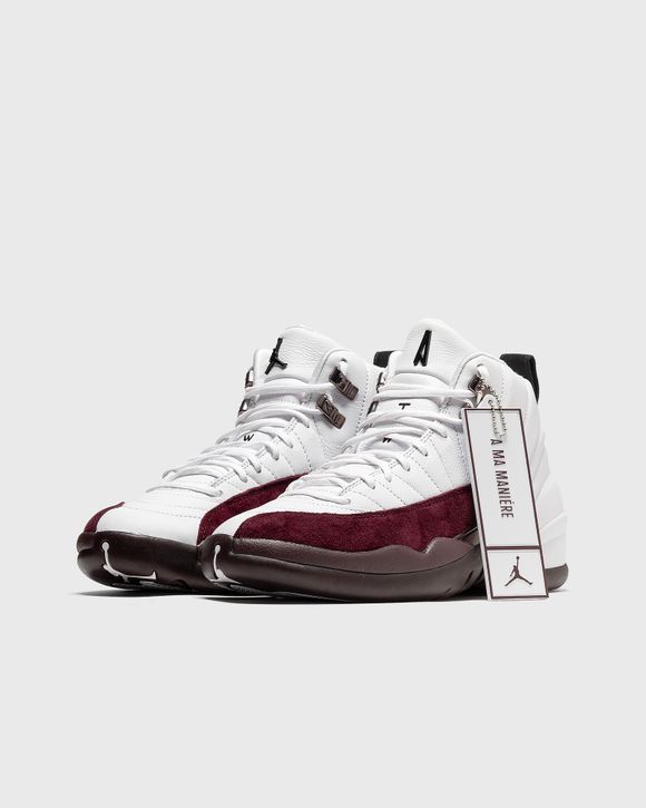 Jordan A Ma Maniére x WMNS Air Jordan 12 Retro SP ‘White‘ White -  WHITE/BLACK-BURGUNDY CRUSH