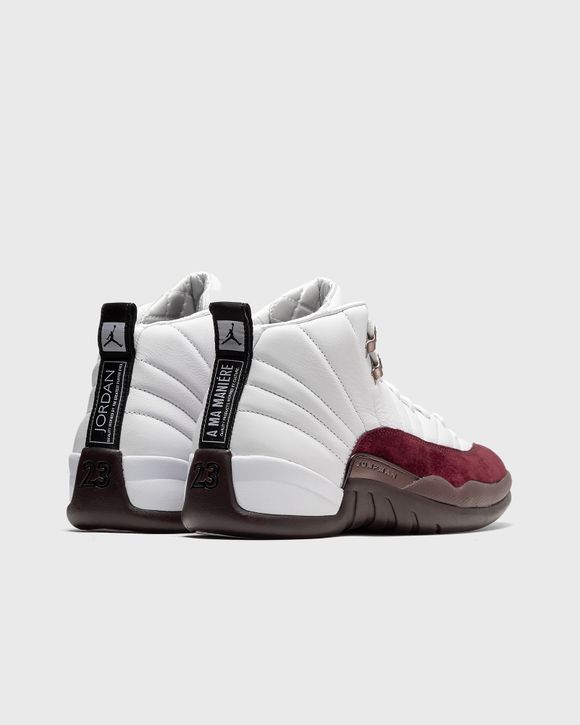 A Ma Maniére x WMNS Air Jordan 12 Retro SP ‘White‘ - WHITE/BLACK-BURGUNDY  CRUSH