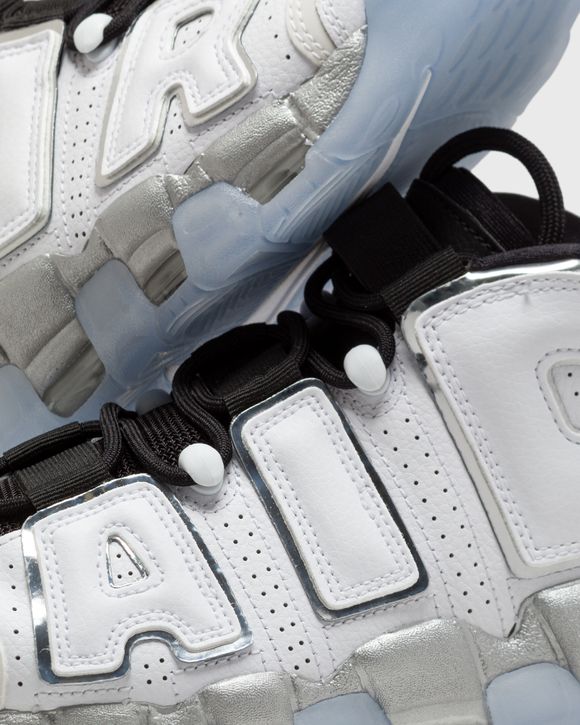 Women's shoes Nike W Air More Uptempo White/ Metallic Silver-Black-Clear