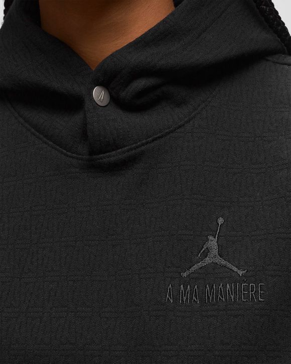 A Ma Maniére x JORDAN JACQUARD HOODIE - BLACK