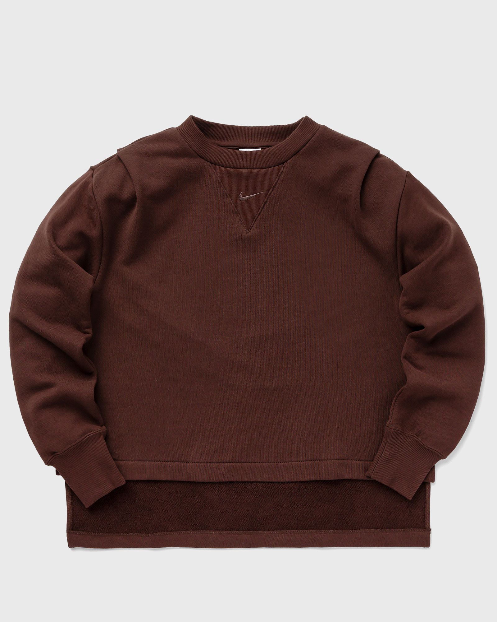 Nike - wmns modern fleece crew women sweatshirts brown in größe:l