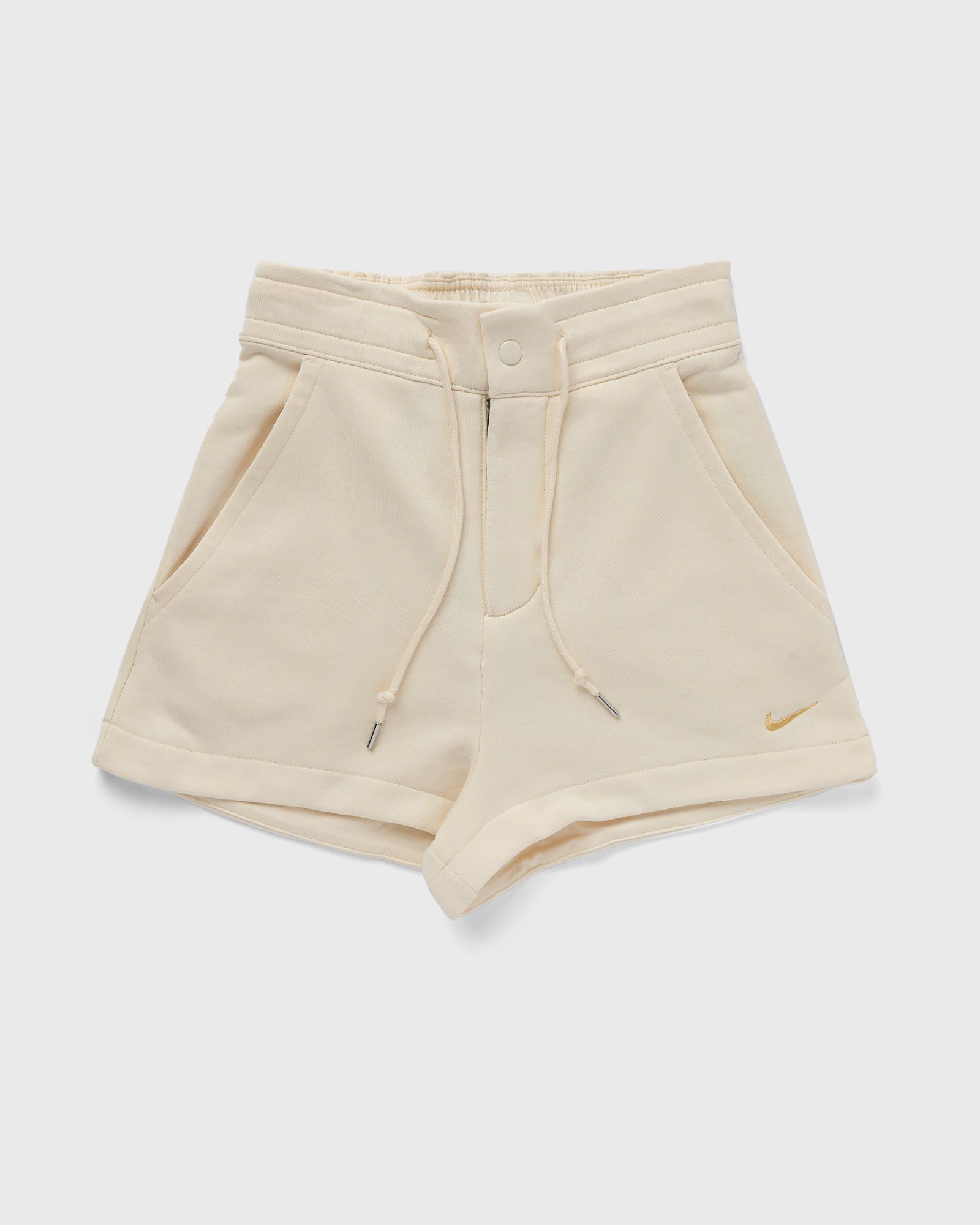 Nike - wmns modern fleece french-terry loose shorts women sport & team shorts beige in größe:l