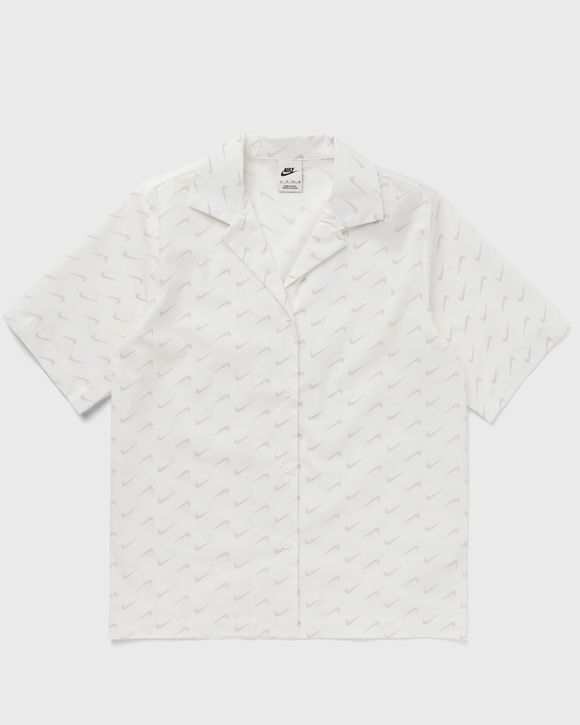 Camiseta Cropped Sportswear Ribbed Jersey Off White DV7870-133