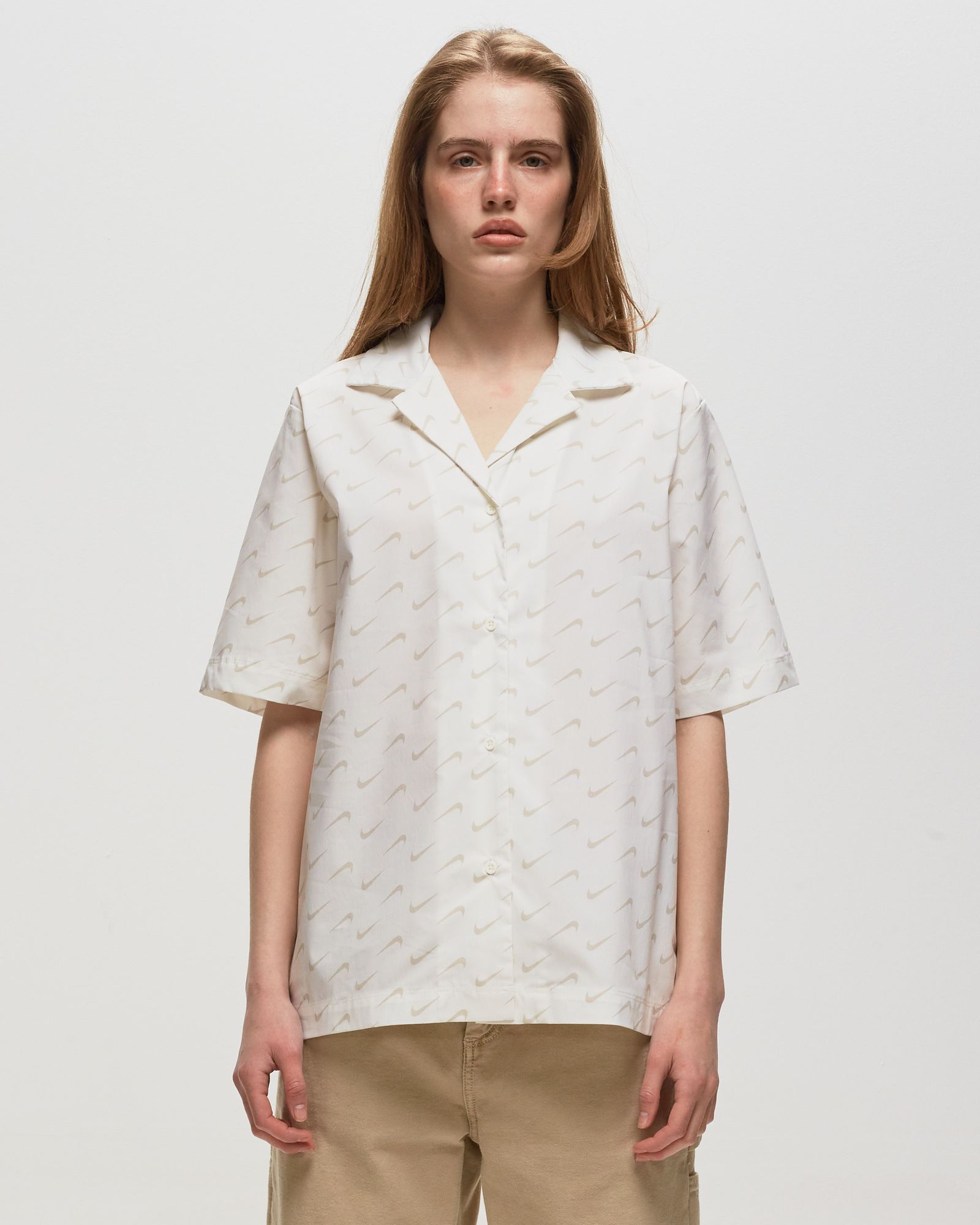 SPORTSWEAR EVERYDAY MODERN WOVEN SHORT-SLEEVE TOP