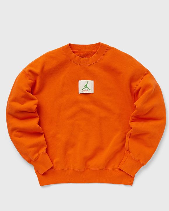 Orange on sale jordan sweatshirt