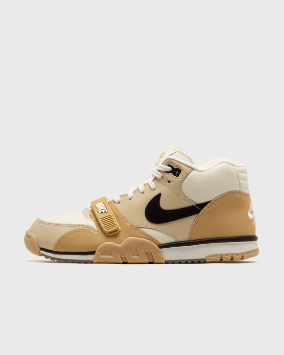 Nike AIR TRAINER 1 White/Beige - COCONUT MILK/BLACK-TEAM GOLD-SAIL