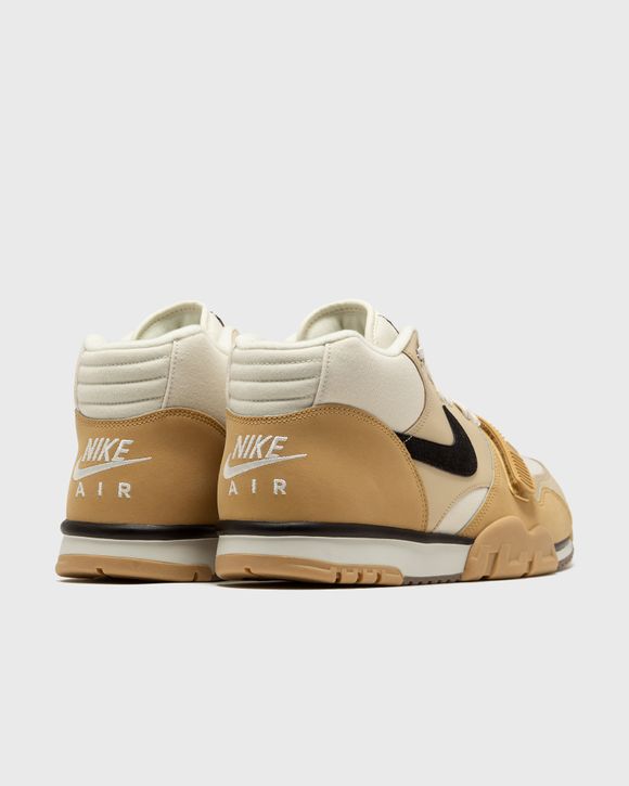 Nike AIR TRAINER 1 White/Beige - COCONUT MILK/BLACK-TEAM GOLD-SAIL