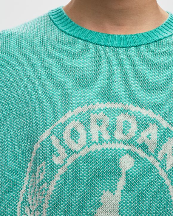 Jordan UNION SWEATER Green - KINETIC GREEN/WHITE