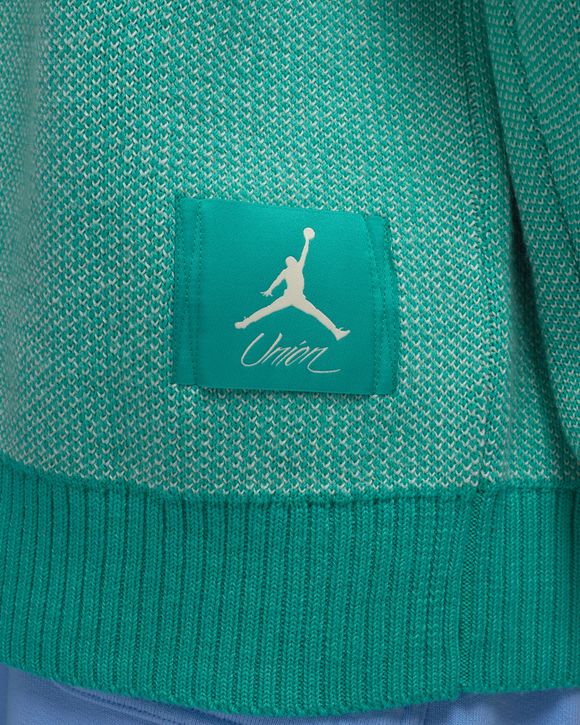 Jordan UNION SWEATER Green - KINETIC GREEN/WHITE