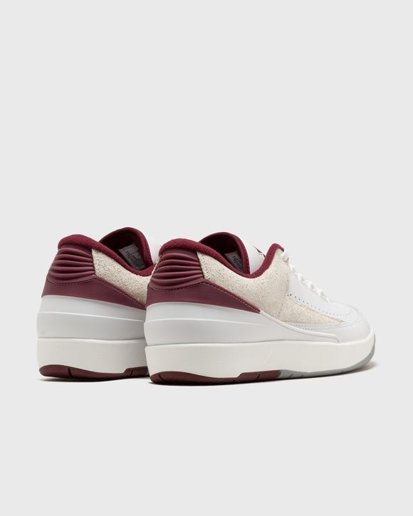 Jordan AIR JORDAN 2 RETRO LOW 'Cherrywood Red' Red/White - WHITE/CHERRYWOOD  RED-LT STEEL GREY