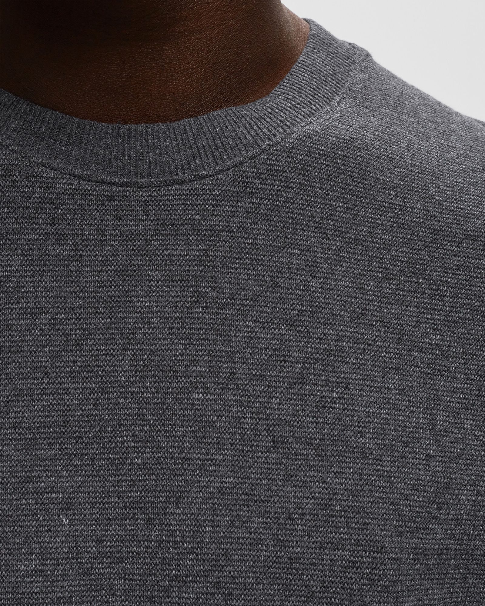 TECH PACK ENG KNIT SHORTSLEEVE SWEATER