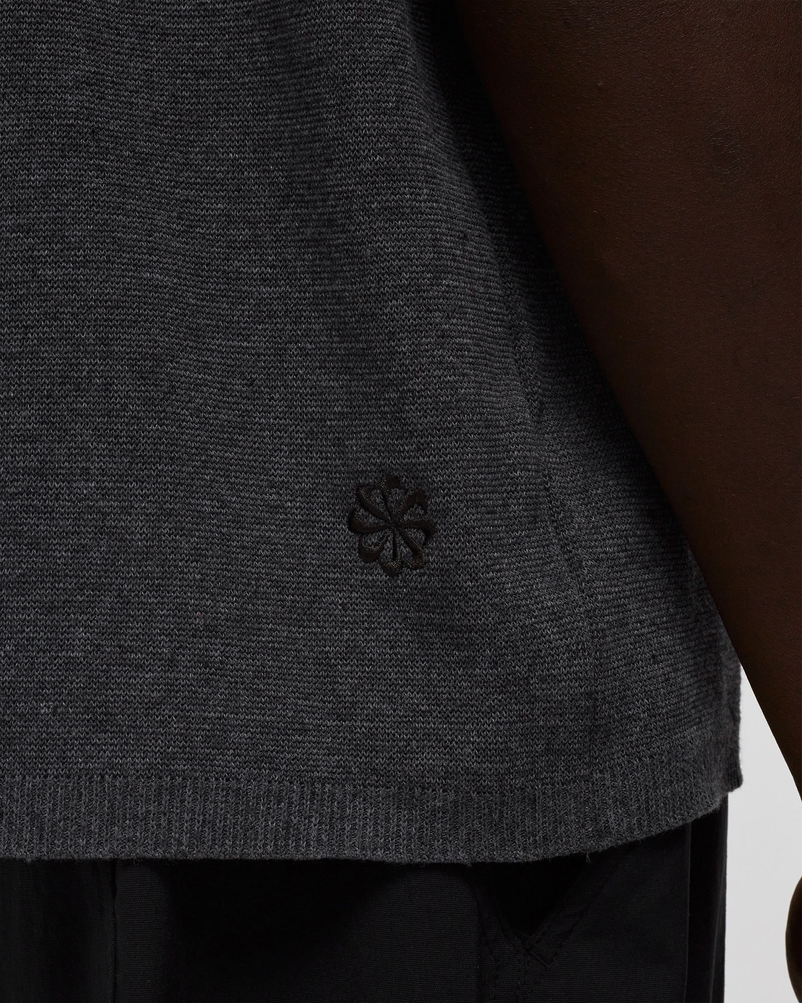 TECH PACK ENG KNIT SHORTSLEEVE SWEATER