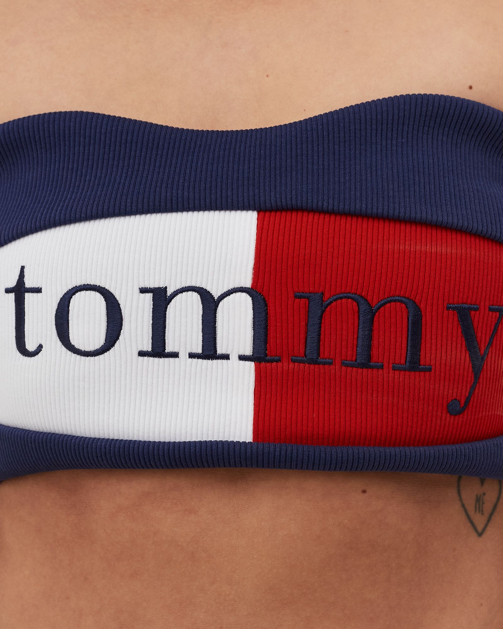 WMNS BANDEAU FLAG CROP TOP