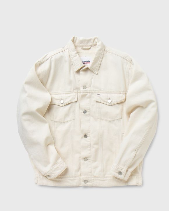 Tommy Hilfiger OVERSIZED TRUCKER JACKET BF7092 BEST White BSTN Store