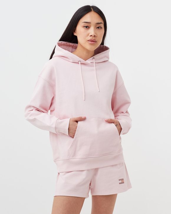 Tommy jeans hoodie on sale pink