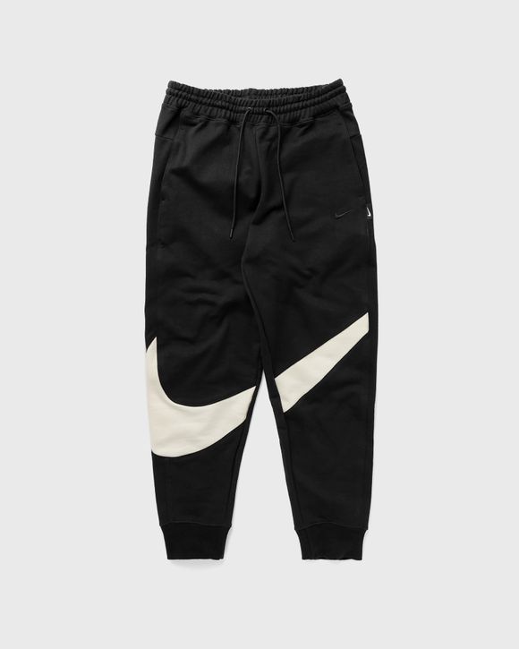 Nike Swoosh Pack loose-fit cuffed fleece sweatpants in black