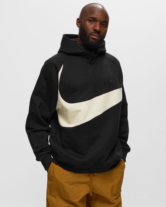 Nike Solo Swoosh Fleece Half Zip Hoodie Black BSTN Store