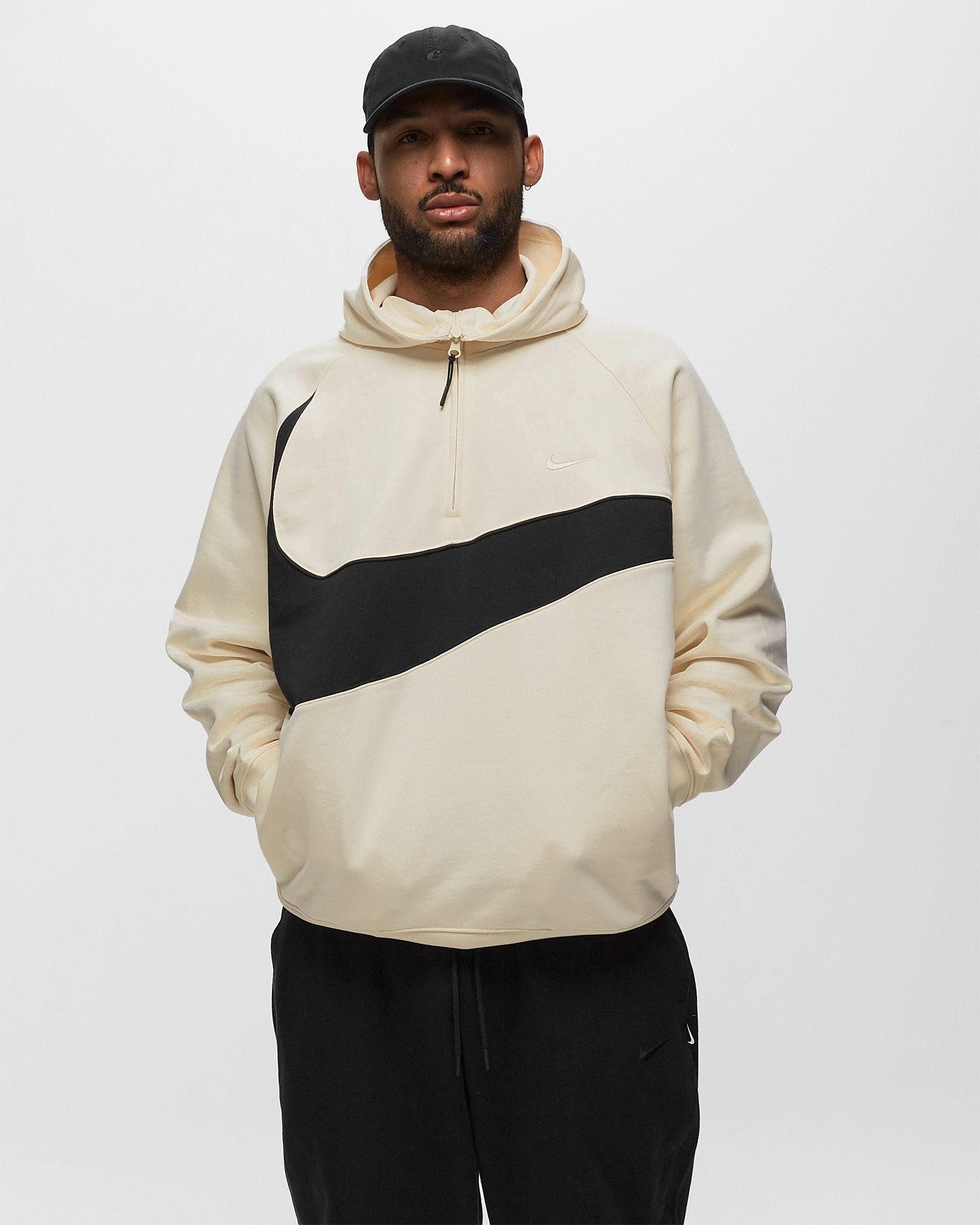 Nike Nike SWOOSH FLeece Halfzip HOODIE White | BSTN Store