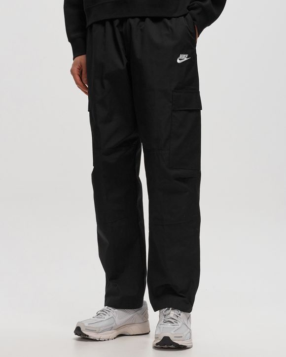 Black nike cargo sweatpants size medium. 29 inseam, - Depop