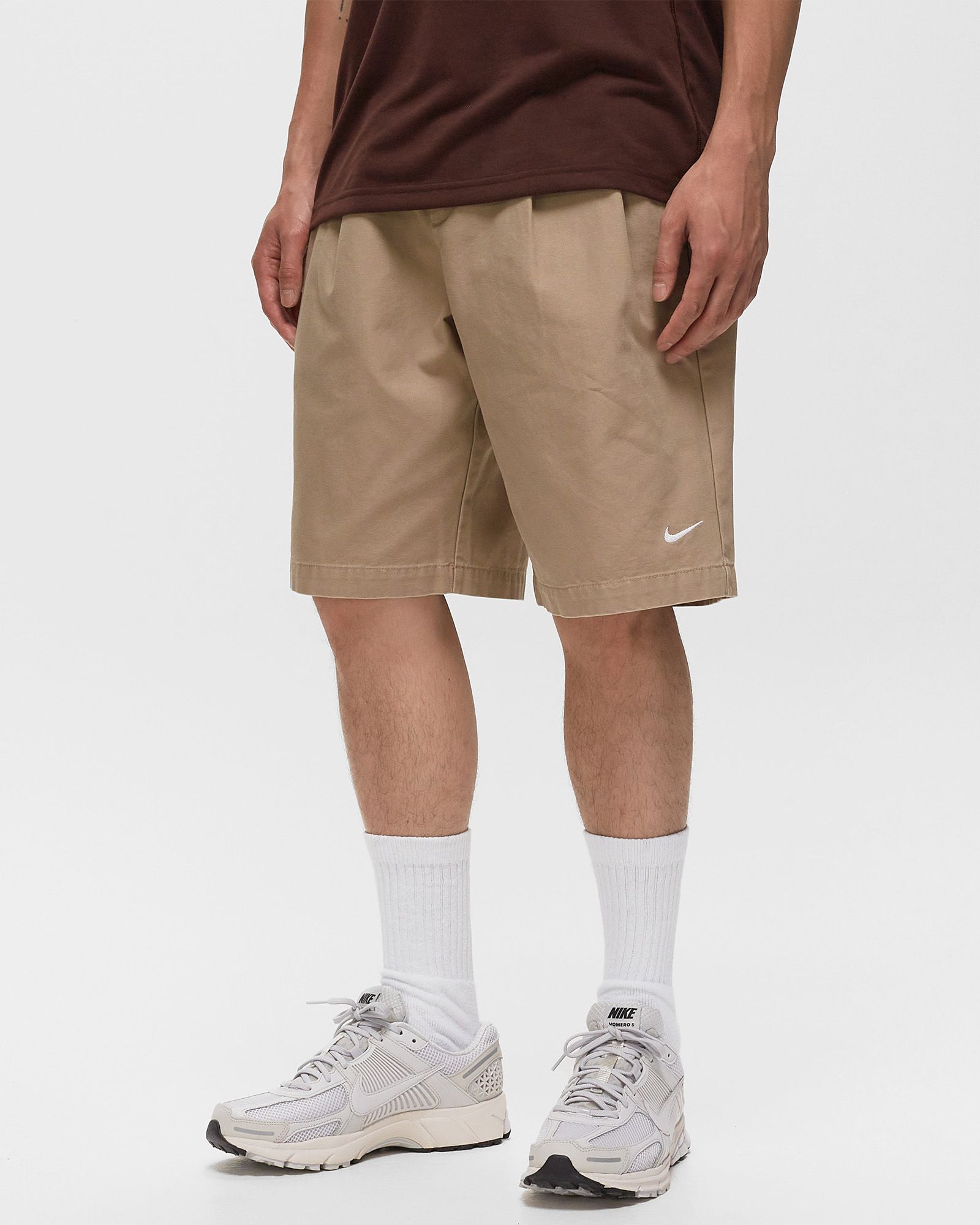Pleated Chino Shorts
