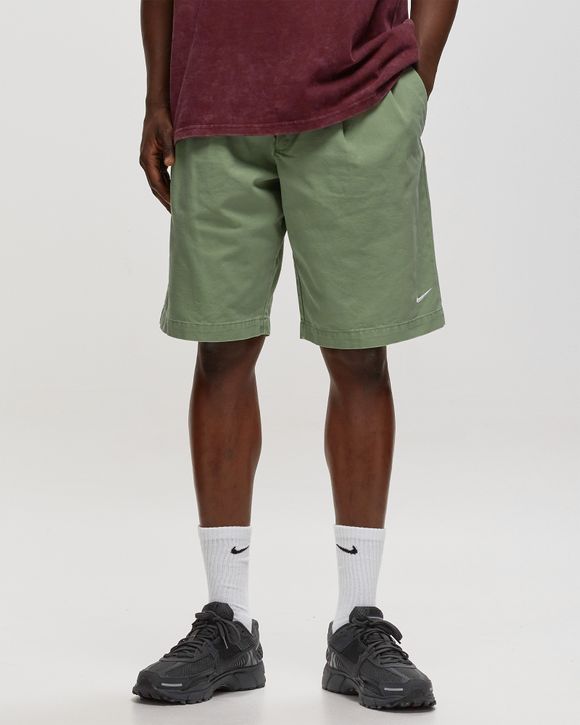 Pleated chino shorts online