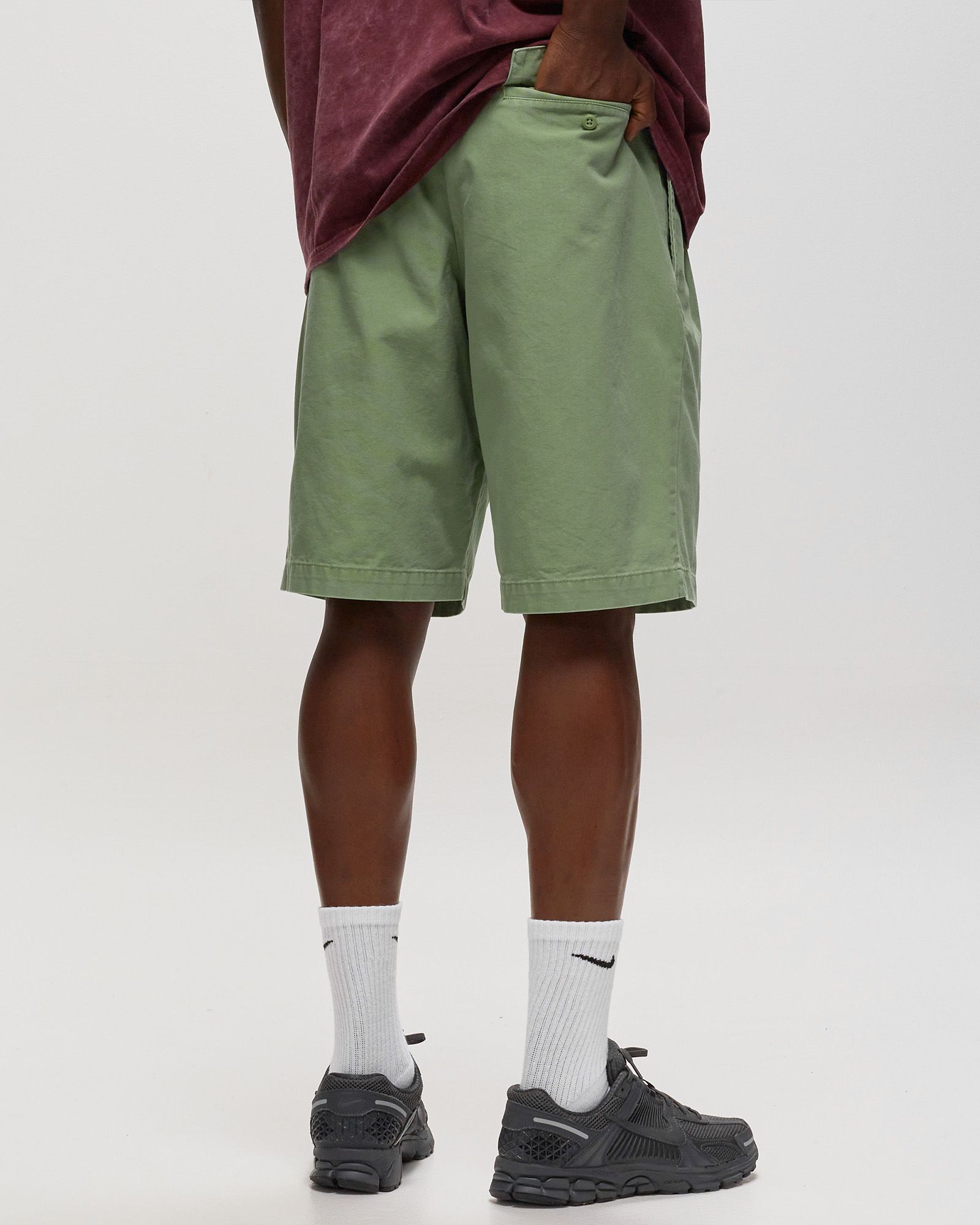 Pleated Chino Shorts