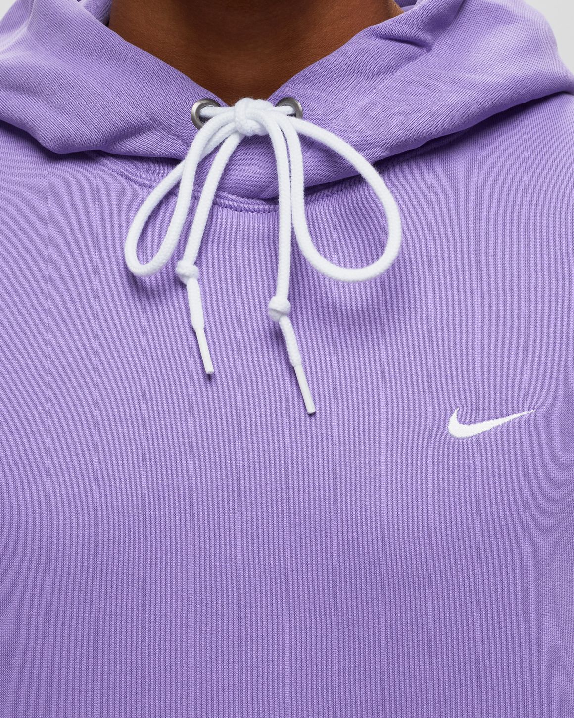 【Nike】ESSENTIALS Solo Swoosh French Terry Pullover Hoodie Nike Solo Swoosh French Terry Pullover Hoodie (M-L) Space