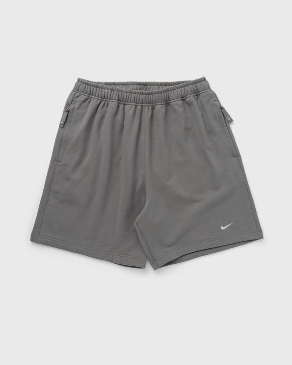 Nike Solo Swoosh Fleece Shorts Grey
