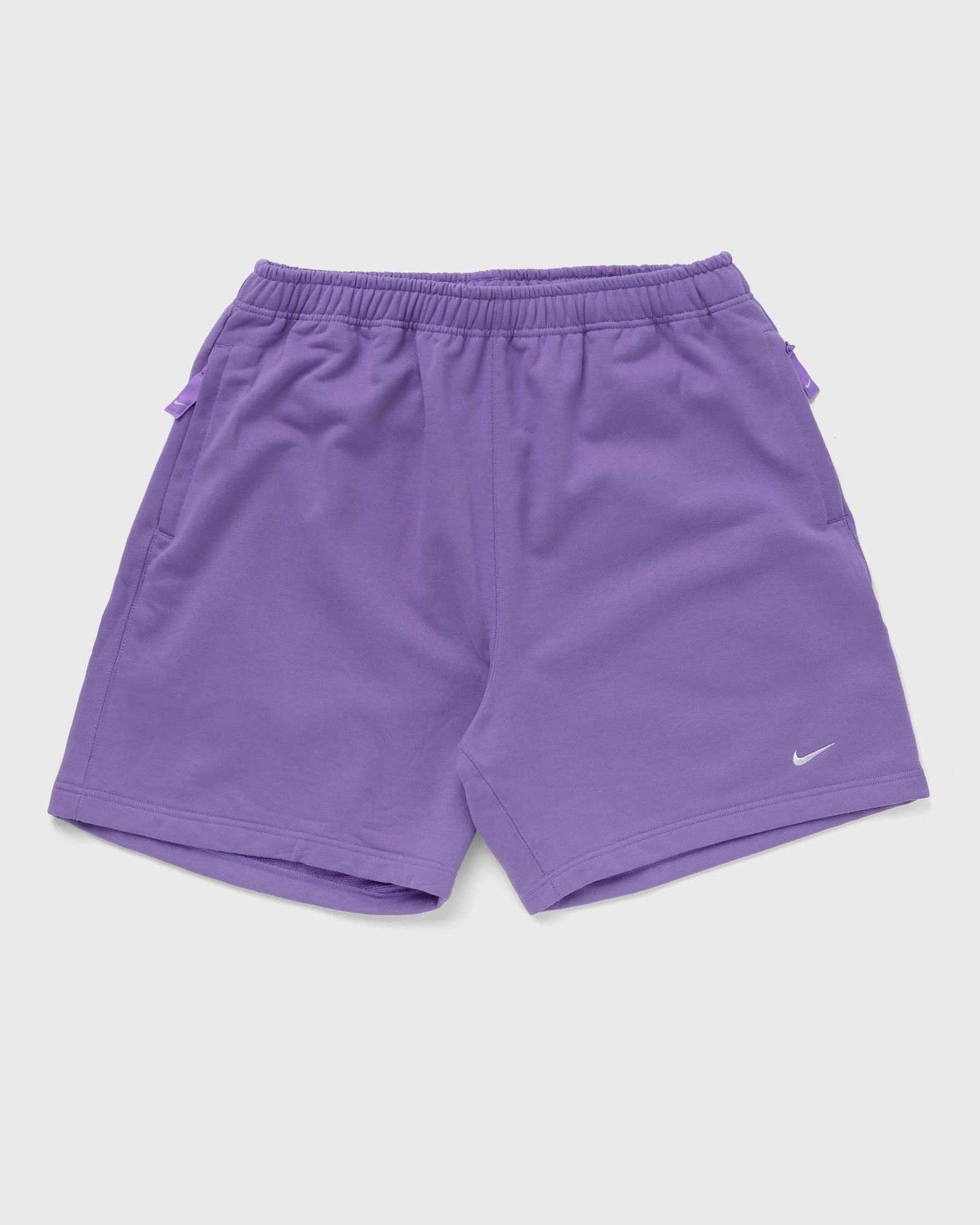 Nike - solo swoosh french terry shorts men sport & team shorts purple in größe:xl