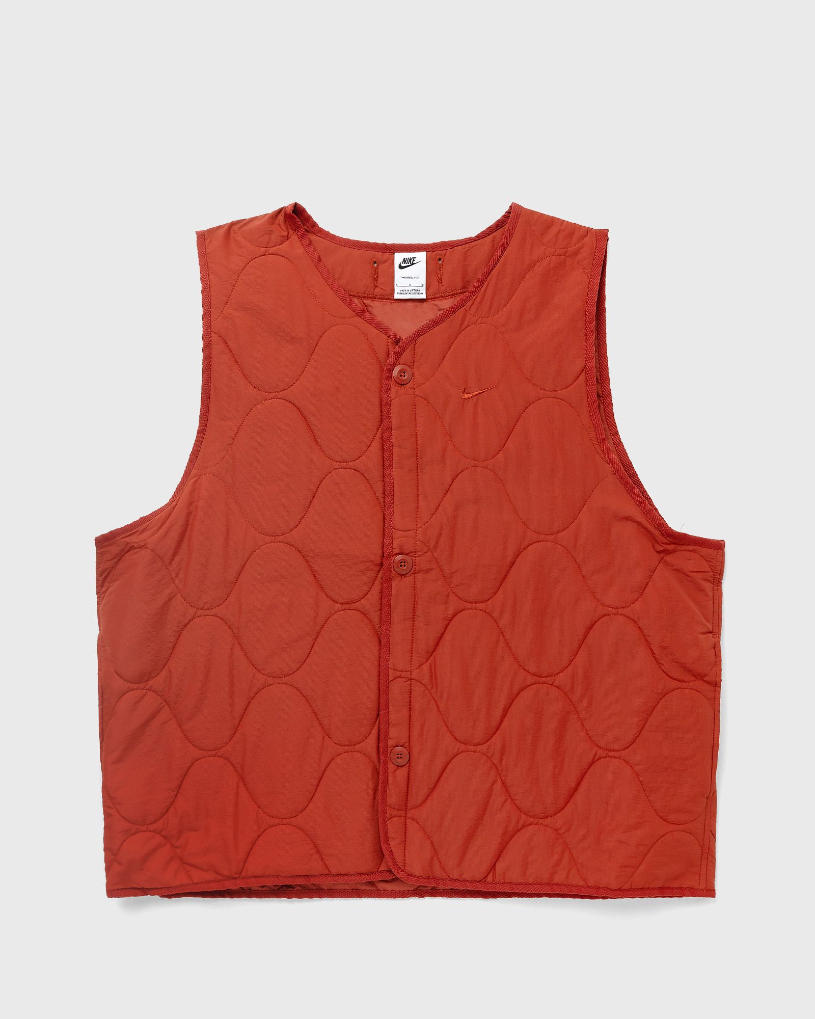 Nike - life men's woven insulated military vest men vests orange in größe:xl
