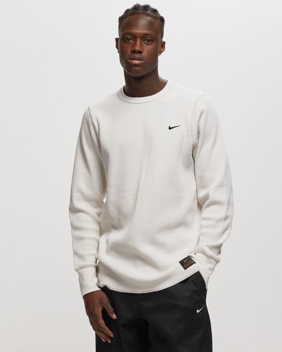 Nike Life Long Sleeve Heavyweight Waffle Top Grey BSTN Store