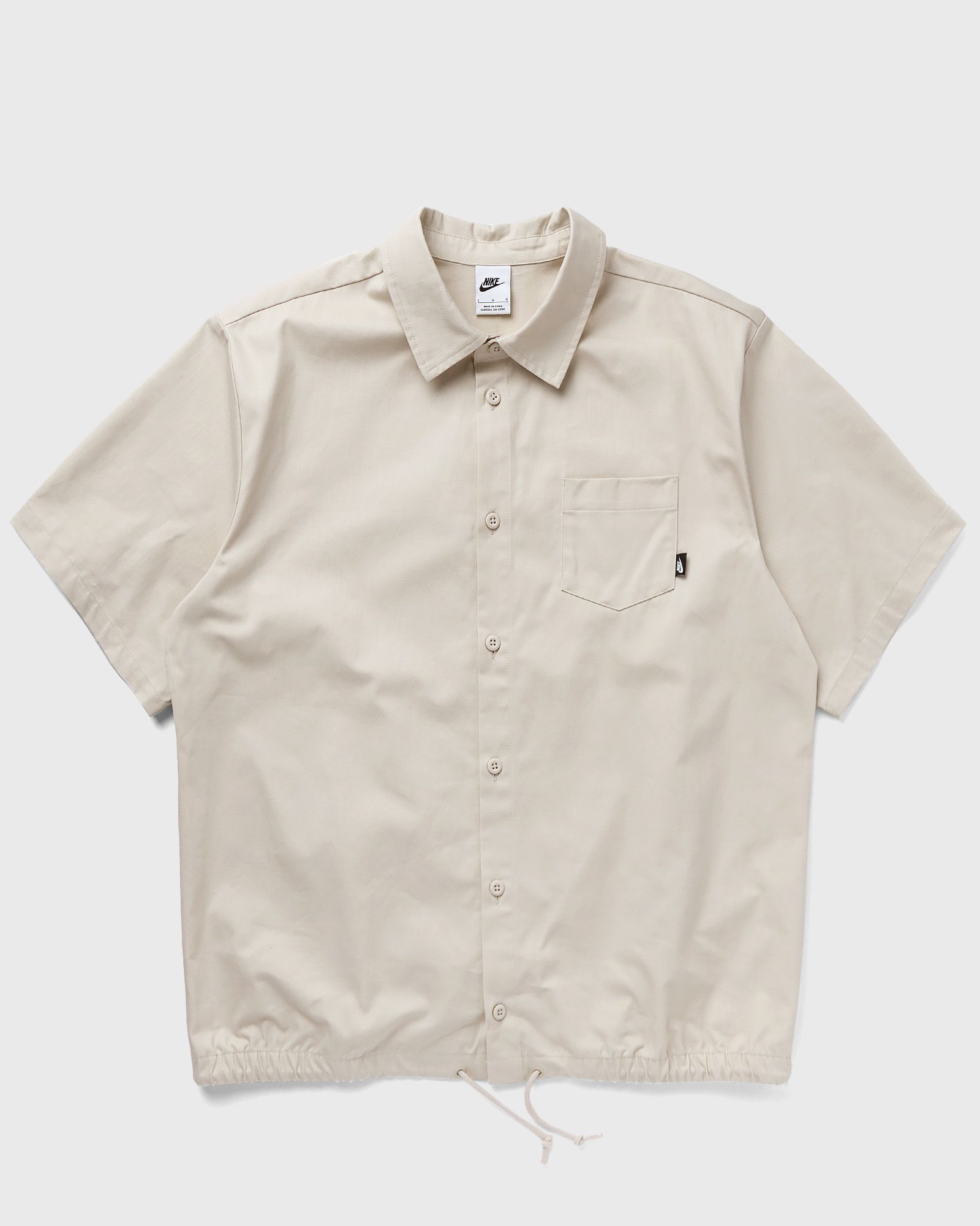 CLUB BTN DOWN WOVEN SHORTSLEEVE TOP