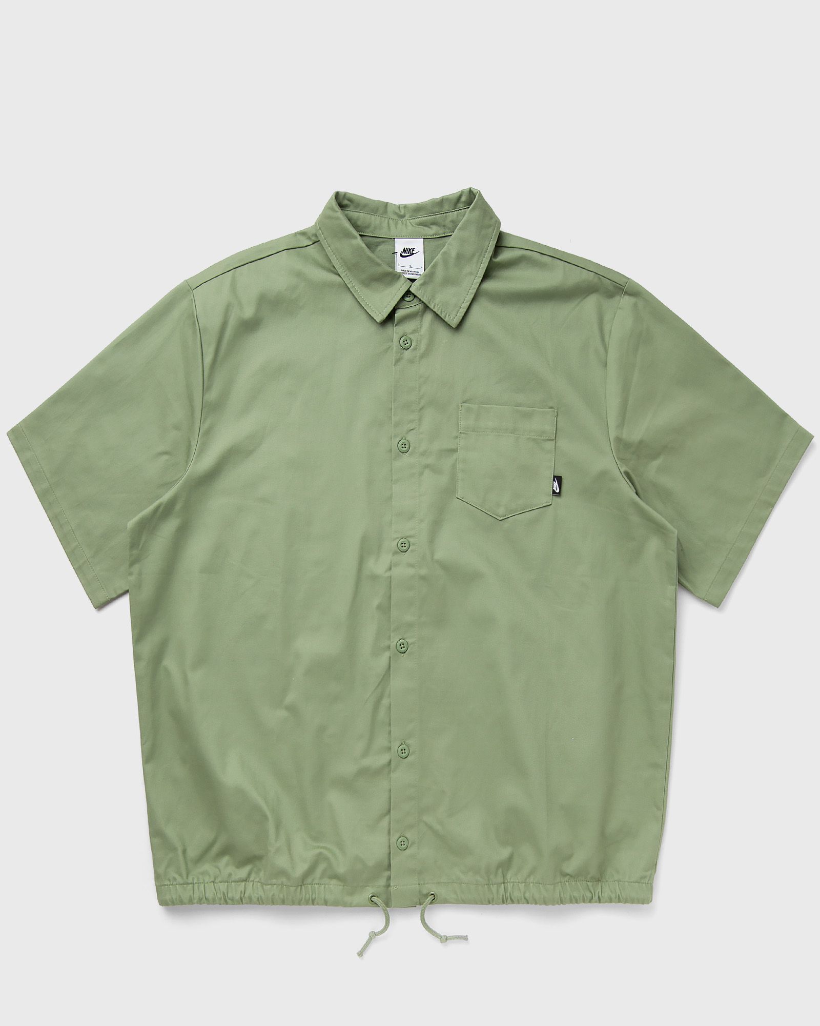 CLUB BUTTON DOWN WOVEN SHORTSLEEVE TOP