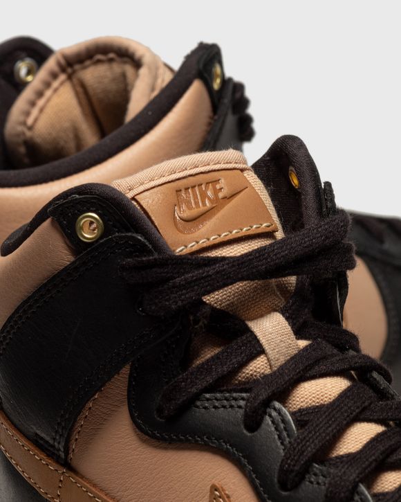 Nike WMNS DUNK HIGH LXX 'Black Flax' Black/Brown - BLACK/FLAX-VACHETTA  TAN-WHITE