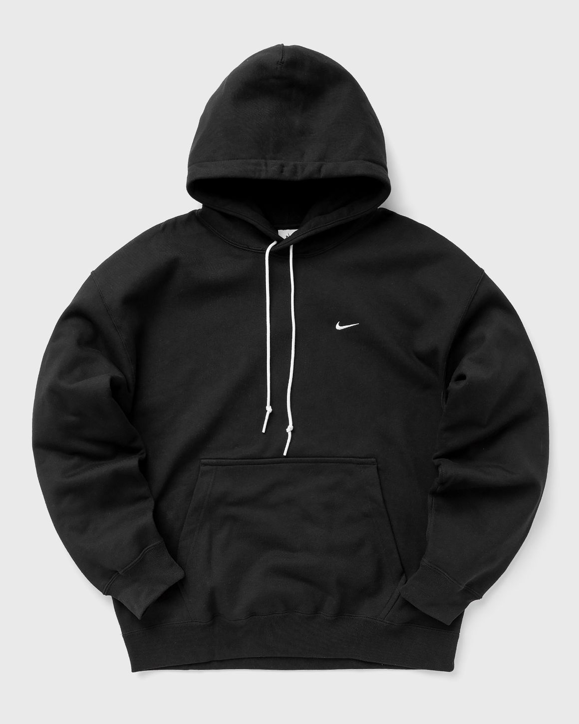 Nike Solo Swoosh Fleece Pullover Hoodie Black BSTN Store