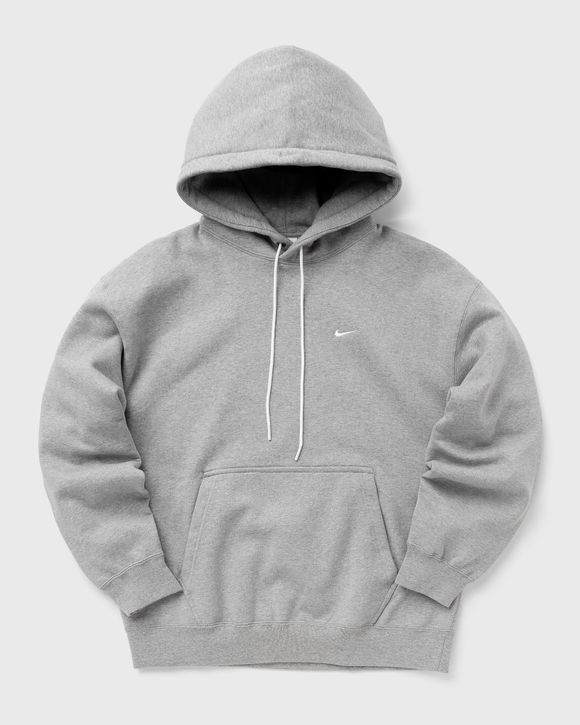 Nike Solo Swoosh Fleece Pullover Hoodie Grey | BSTN Store