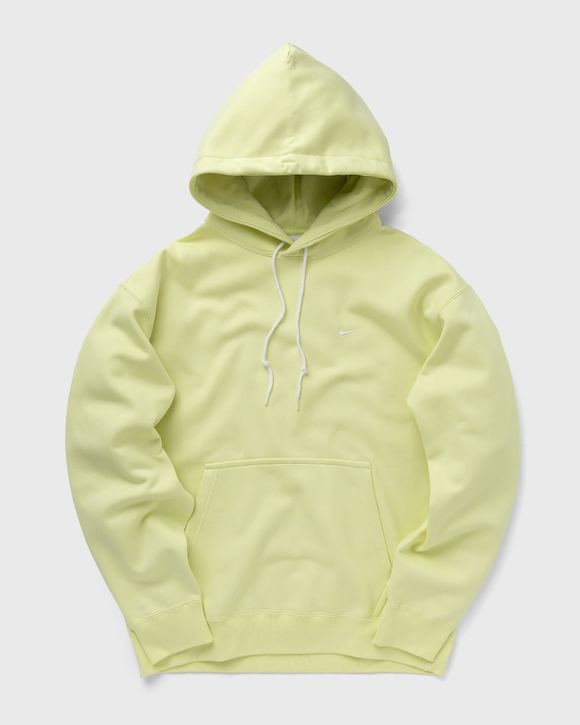 Nike Solo Swoosh Fleece Pullover Hoodie Yellow BSTN Store