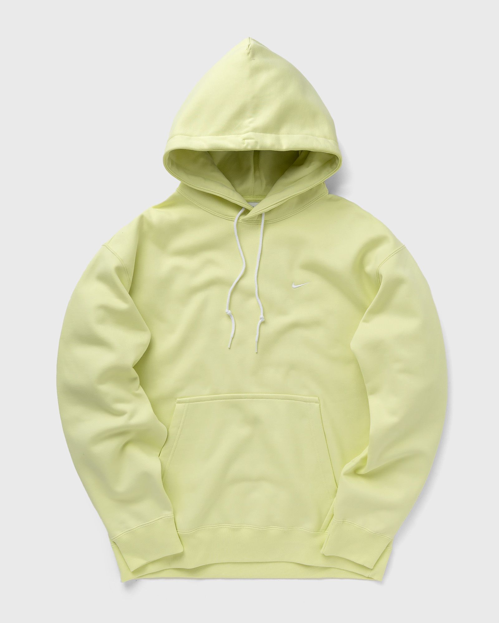 Nike - solo swoosh fleece pullover hoodie men hoodies yellow in größe:xl
