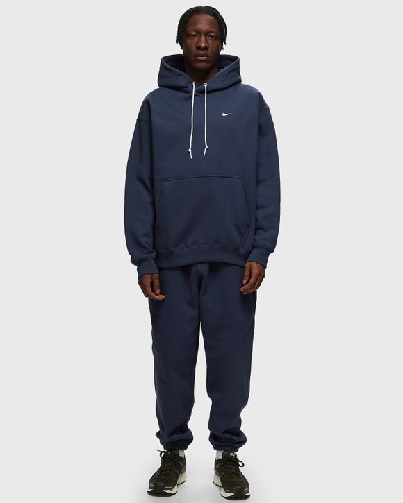 Nike pullover hoodie with swoosh logo in on sale navy