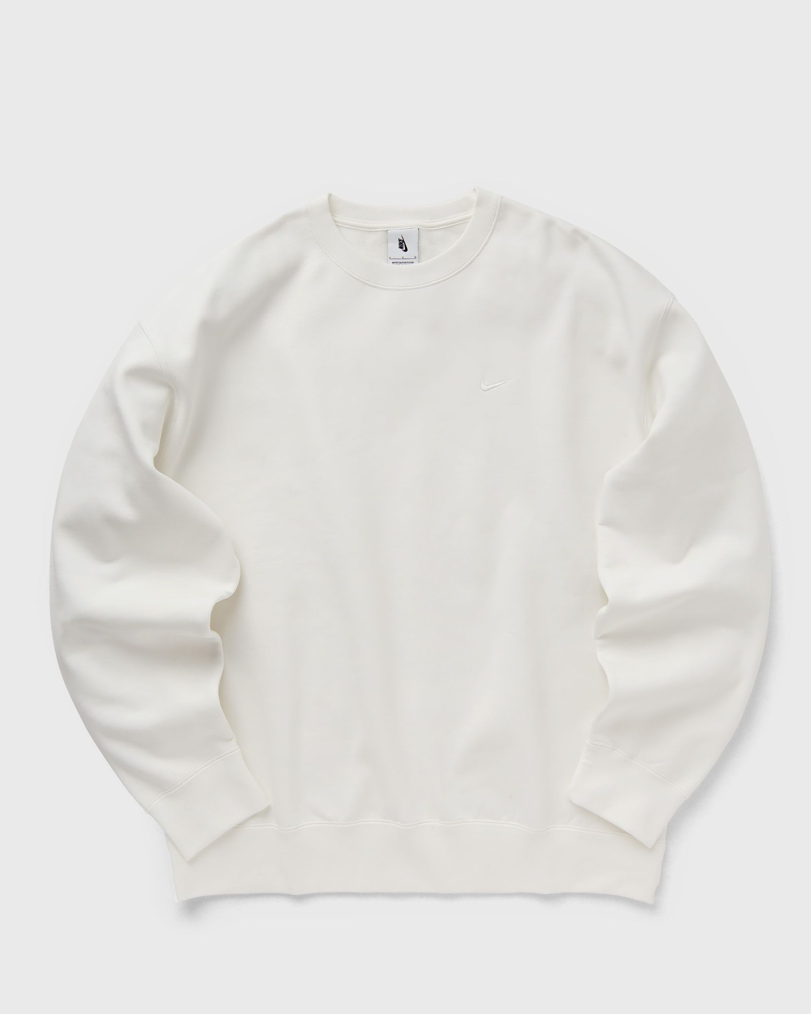 Nike - solo swoosh fleece crew men sweatshirts white in größe:xxl