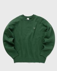 Nike Solo Swoosh Fleece Crew Green | BSTN Store Nike Solo Swoosh Fleece Crew Green | BSTN Store
