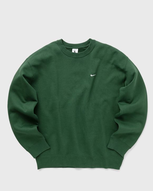 Crew Neck Long Sleeve Vintage Shift Sweatshirt, Green / XXL in