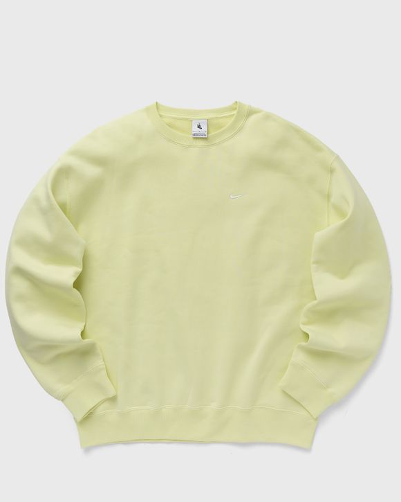 Nike Solo Swoosh Fleece Crew Yellow BSTN Store