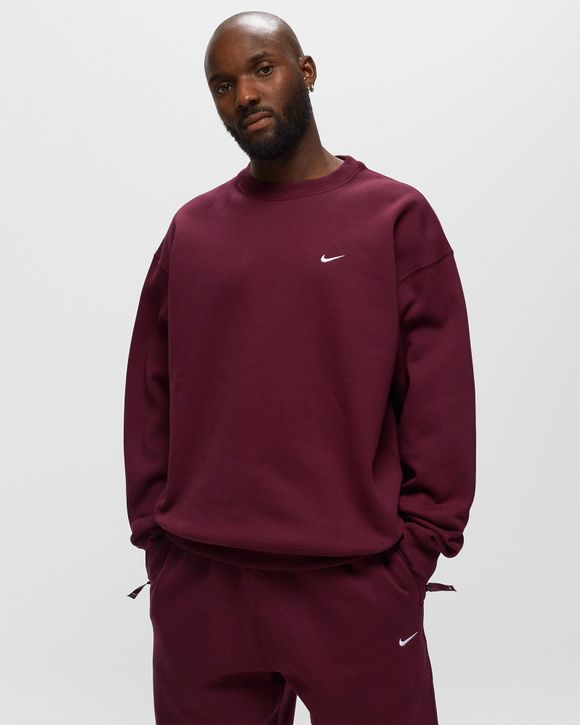 Burgundy store nike crewneck