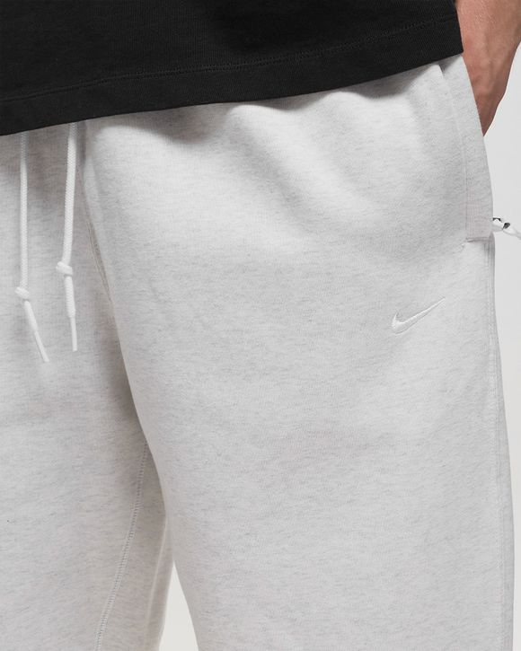 Nike NRG Solo Swoosh Fleece Pants Dark Grey Heather/White