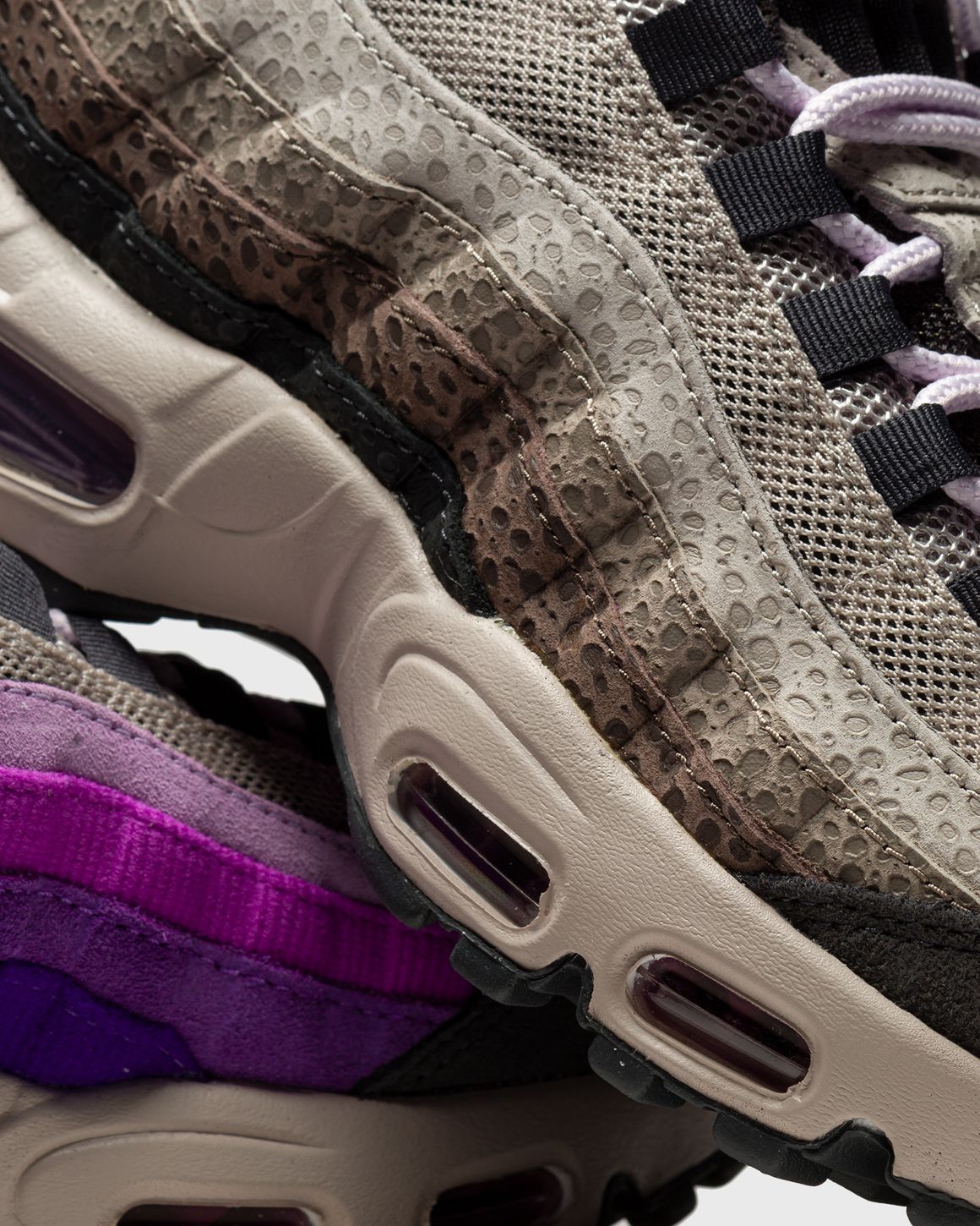 Grey and purple fashion air max 95