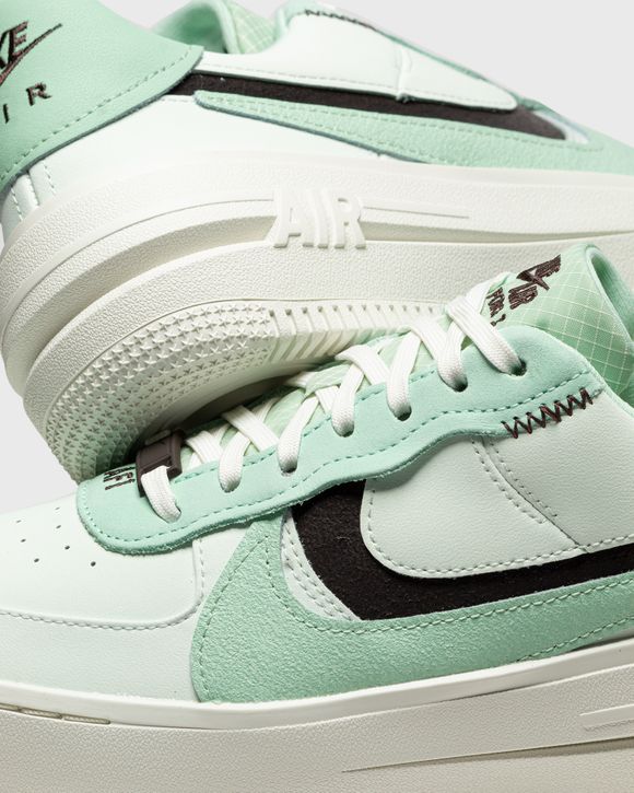 Nike Air Force 1 Plt.af.orm trainers in white/oil green/volt