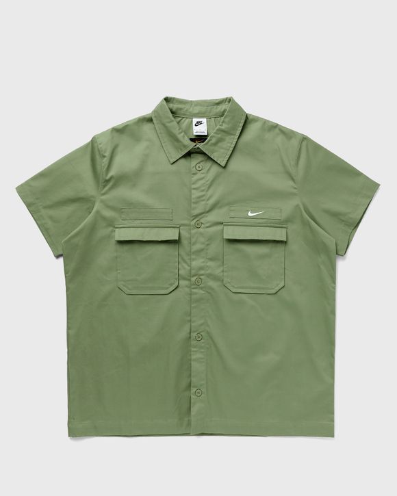 Woven Military Short-Sleeve Button-Down Shirt | BSTN Store