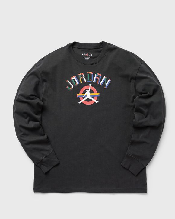 Jordan M J HL BBH LONGSLEEVE CREW Black